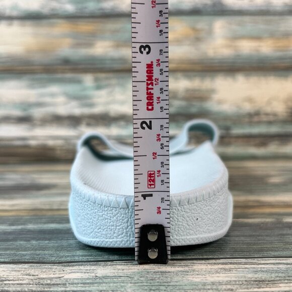 HUNTER Original Elastic Slide Sandal Sz 8 Light Blue Lightweight Casual Slip On - Picture 9 of 11